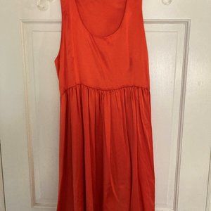 Porter Grey 100% Silk Babydoll Dress